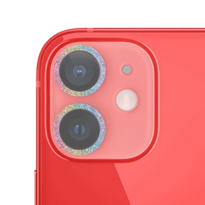 Película de lente de cámara de vidrio templado con anillo de brillo, For iPhone 13, For iPhone 13 Pro / 13 Pro Max, For iPhone 12 mini  / 11, For iPhone 12 Pro, For iPhone 11 Pro / 11 Pro Max