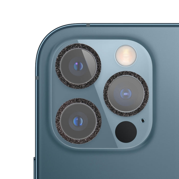 Película de lente de cámara de vidrio templado con anillo de brillo, For iPhone 13, For iPhone 13 Pro / 13 Pro Max, For iPhone 12 mini  / 11, For iPhone 12 Pro, For iPhone 11 Pro / 11 Pro Max