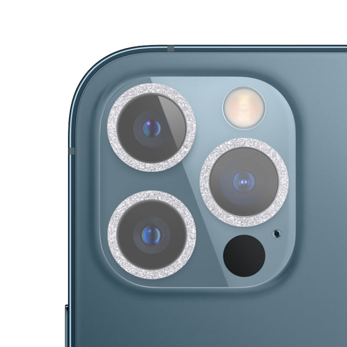 Película de lente de cámara de vidrio templado con anillo de brillo, For iPhone 13, For iPhone 13 Pro / 13 Pro Max, For iPhone 12 mini  / 11, For iPhone 12 Pro, For iPhone 11 Pro / 11 Pro Max