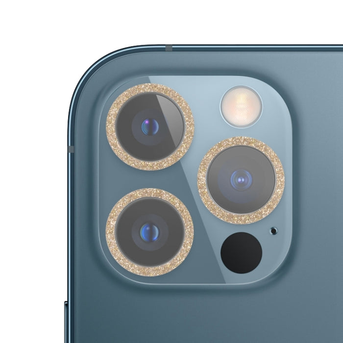 Película de lente de cámara de vidrio templado con anillo de brillo, For iPhone 13, For iPhone 13 Pro / 13 Pro Max, For iPhone 12 mini  / 11, For iPhone 12 Pro, For iPhone 11 Pro / 11 Pro Max