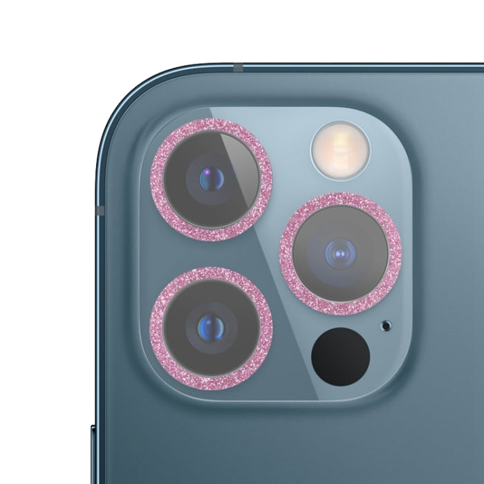 Película de lente de cámara de vidrio templado con anillo de brillo, For iPhone 13, For iPhone 13 Pro / 13 Pro Max, For iPhone 12 mini  / 11, For iPhone 12 Pro, For iPhone 11 Pro / 11 Pro Max