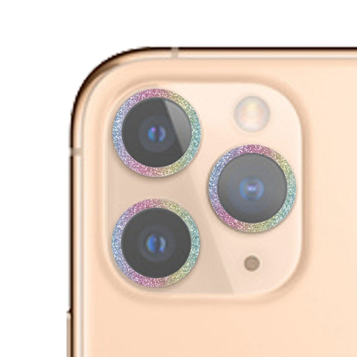 Película de lente de cámara de vidrio templado con anillo de brillo, For iPhone 13, For iPhone 13 Pro / 13 Pro Max, For iPhone 12 mini  / 11, For iPhone 12 Pro, For iPhone 11 Pro / 11 Pro Max
