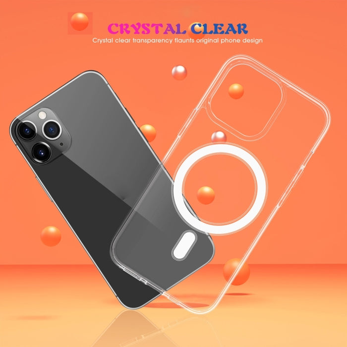 Estuche para teléfono Magsafe Clear Acrylic PC + TPU