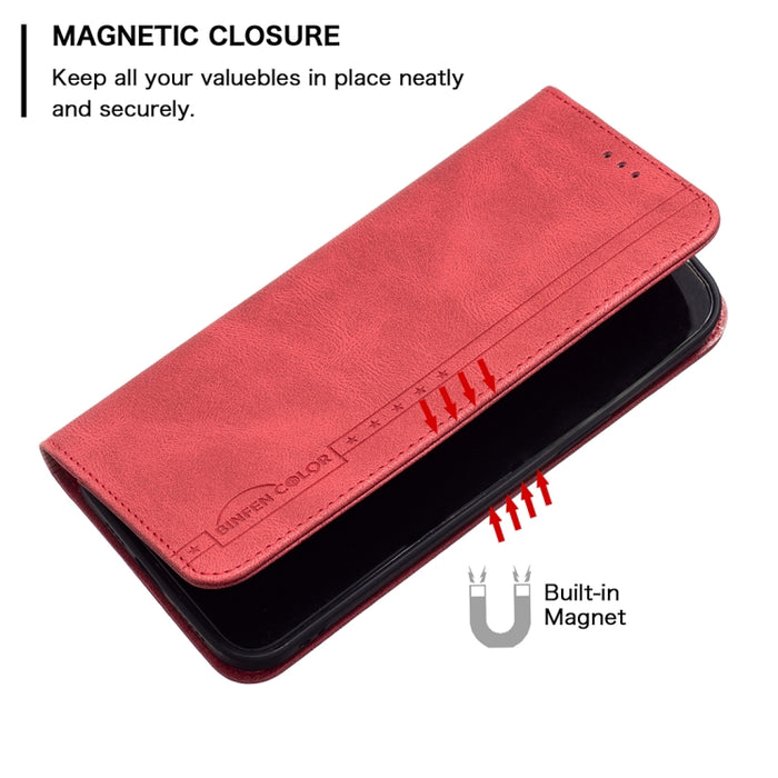 Estuche de teléfono de cuero antirrobo RFID magnético, For Motorola Moto E32 4G, For Xiaomi 12 Lite