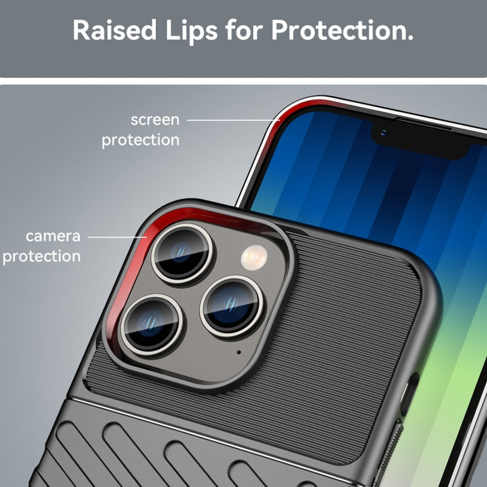 Estuche para teléfono TPU a prueba de golpes Thunderbolt, For iPhone 14 Plus, For iPhone 14 Pro Max