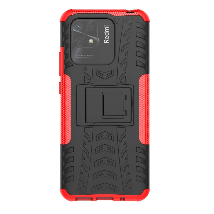 Funda para teléfono con textura de neumático TPU + PC con soporte, For Xiaomi Redmi 10C 4G global, For Motorola Moto G 5G 2022, For OPPO Realme 9i, For Xiaomi Redmi Note 11E 5G
