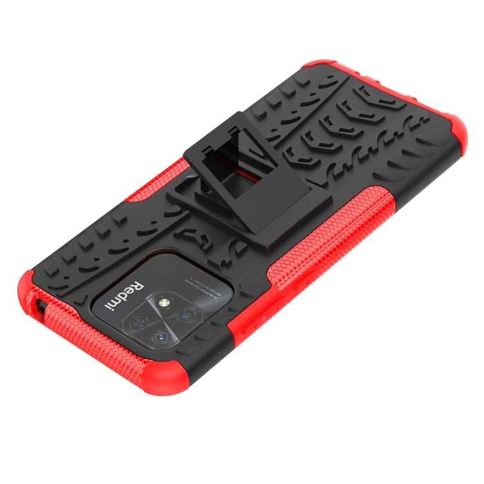 Funda para teléfono con textura de neumático TPU + PC con soporte, For Xiaomi Redmi 10C 4G global, For Motorola Moto G 5G 2022, For OPPO Realme 9i, For Xiaomi Redmi Note 11E 5G