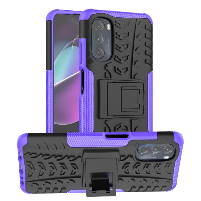 Funda para teléfono con textura de neumático TPU + PC con soporte, For Xiaomi Redmi 10C 4G global, For Motorola Moto G 5G 2022, For OPPO Realme 9i, For Xiaomi Redmi Note 11E 5G