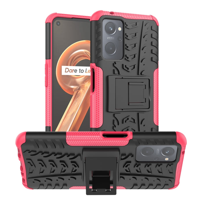 Funda para teléfono con textura de neumático TPU + PC con soporte, For Xiaomi Redmi 10C 4G global, For Motorola Moto G 5G 2022, For OPPO Realme 9i, For Xiaomi Redmi Note 11E 5G