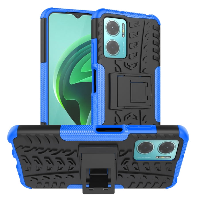 Funda para teléfono con textura de neumático TPU + PC con soporte, For Xiaomi Redmi 10C 4G global, For Motorola Moto G 5G 2022, For OPPO Realme 9i, For Xiaomi Redmi Note 11E 5G