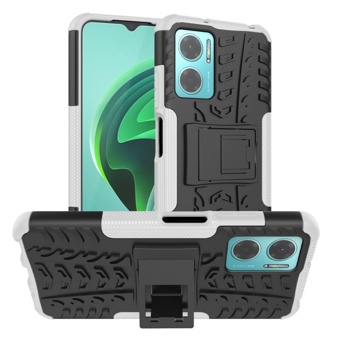 Funda para teléfono con textura de neumático TPU + PC con soporte, For Xiaomi Redmi 10C 4G global, For Motorola Moto G 5G 2022, For OPPO Realme 9i, For Xiaomi Redmi Note 11E 5G