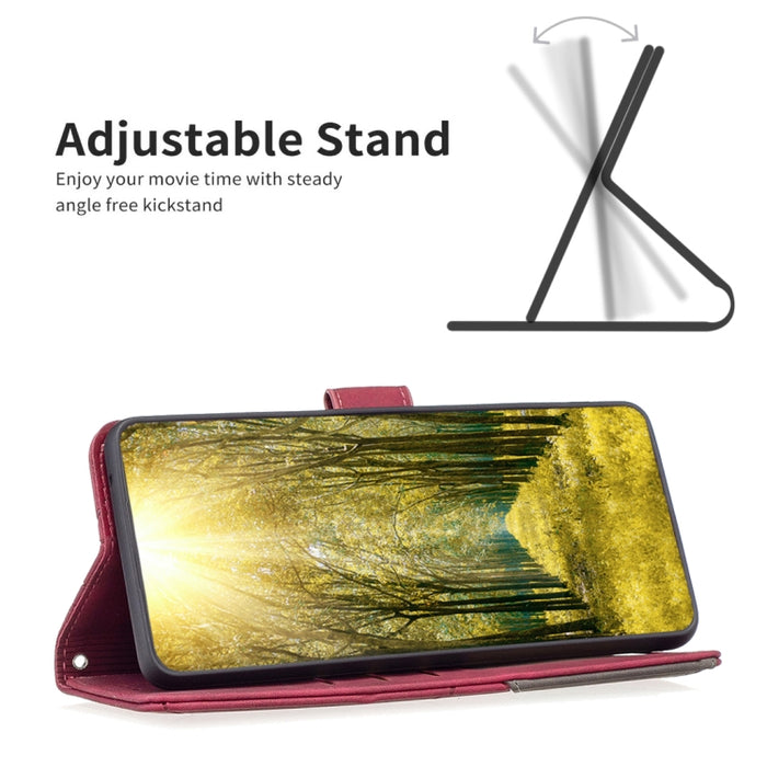 Caja de teléfono de cuero con textura de rombos con hebilla magnética, For Motorola Moto E32 4G, For Xiaomi 12 Lite