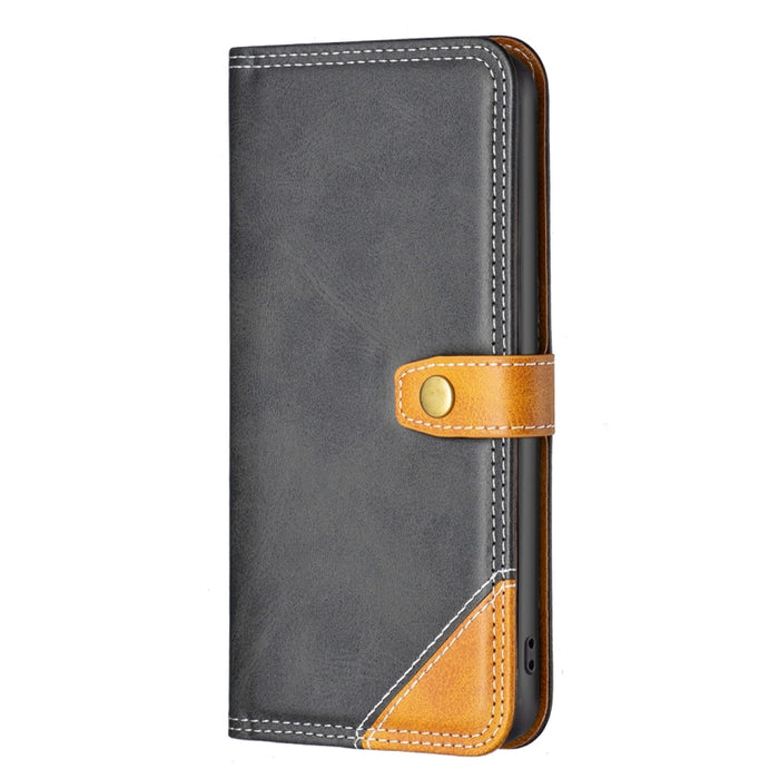 Estuche de cuero para teléfono con doble hilo de coser a juego, For Motorola Moto E32 4G, For Xiaomi 12 Lite