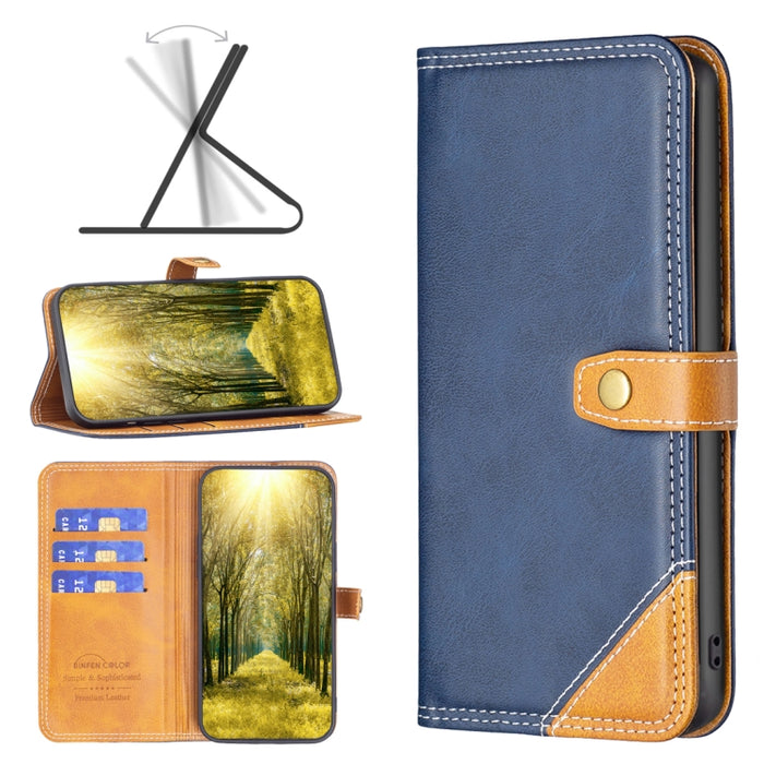 Estuche de cuero para teléfono con doble hilo de coser a juego, For Motorola Moto E32 4G, For Xiaomi 12 Lite