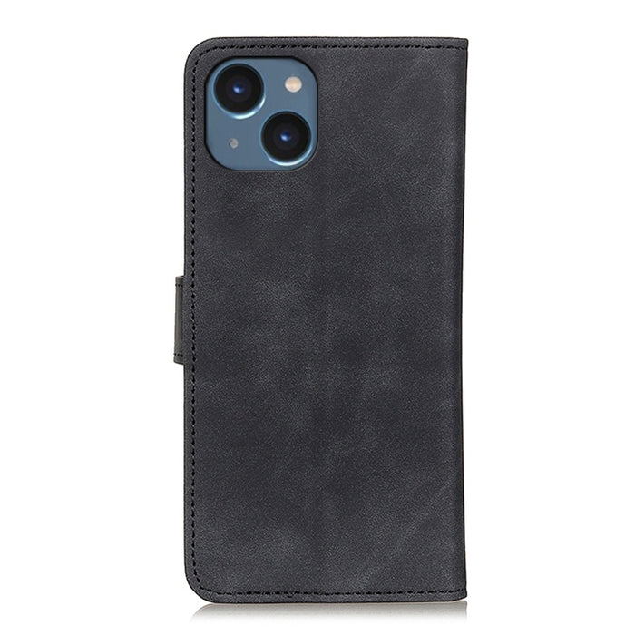 Estuche para teléfono de cuero con textura retro KHAZNEH, For iPhone 14, For iPhone 14 Plus, For iPhone 14 Pro, For iPhone 14 Pro Max