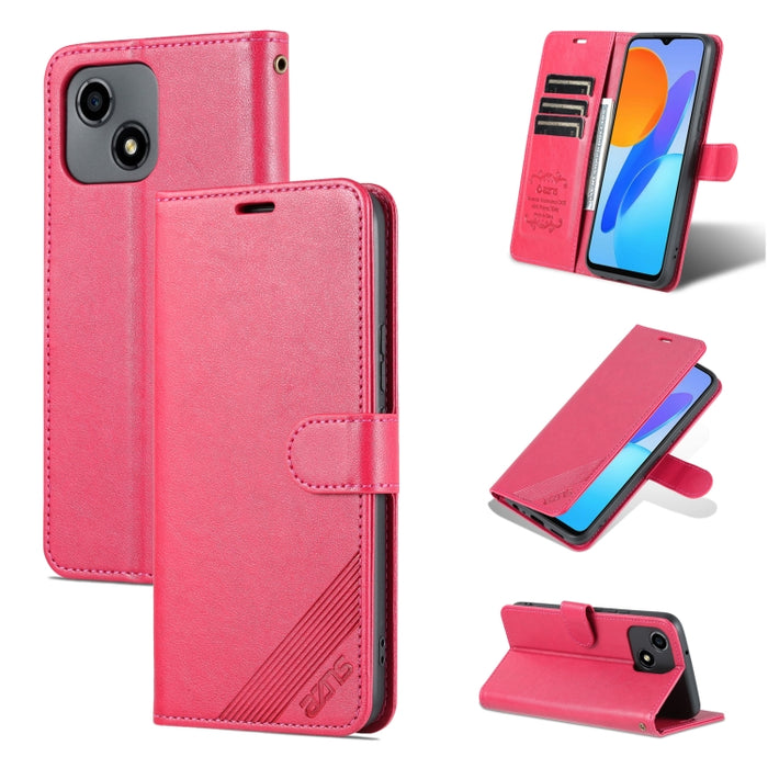 AZNS Estuche para teléfono de cuero con textura de piel de oveja, For vivo S15e, For Honor Play 30, For OPPO K10, For OPPO K10 Pro, For Xiaomi 12 Lite