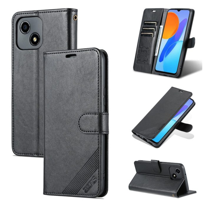 AZNS Estuche para teléfono de cuero con textura de piel de oveja, For vivo S15e, For Honor Play 30, For OPPO K10, For OPPO K10 Pro, For Xiaomi 12 Lite