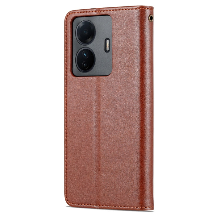 AZNS Estuche para teléfono de cuero con textura de piel de oveja, For vivo S15e, For Honor Play 30, For OPPO K10, For OPPO K10 Pro, For Xiaomi 12 Lite