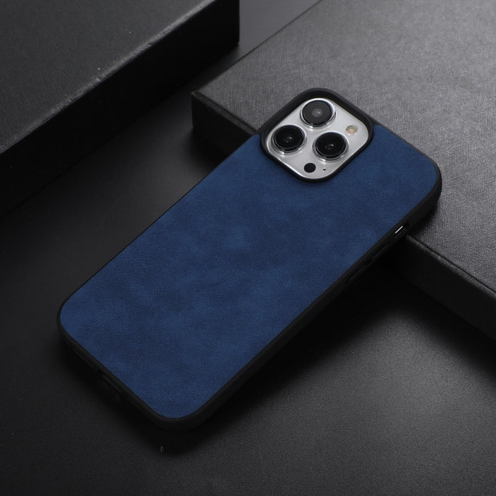Funda de teléfono a prueba de golpes PU + TPU + PC con textura de Marruecos