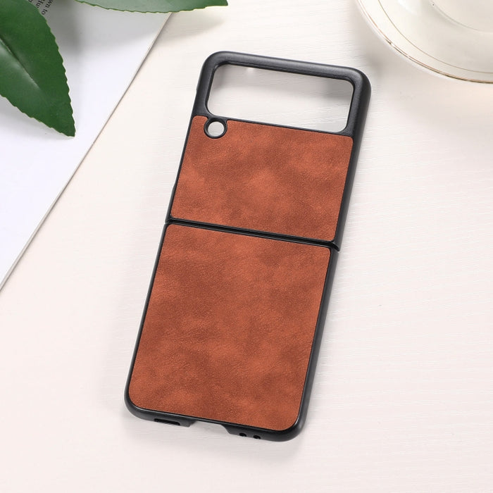 Funda de teléfono a prueba de golpes PU + TPU + PC con textura de Marruecos