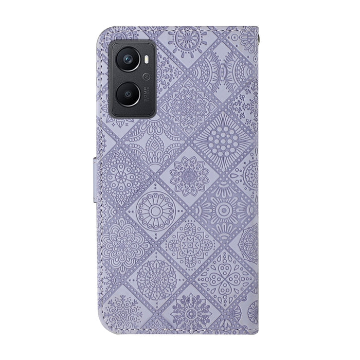 Estuche para teléfono de cuero con patrón en relieve de estilo étnico, For OPPO A96 5G, For OPPO Find X5, For OPPO Find X5 Pro, For OPPO Realme 9i, For OPPO Reno7, For Xiaomi Poco M4 Pro 5G, For Xiaomi Poco X4 Pro 5G, For Xiaomi 12 Lite