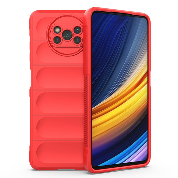 Magic Shield TPU + Estuche para teléfono de franela, For Xiaomi Poco X3 NFC
