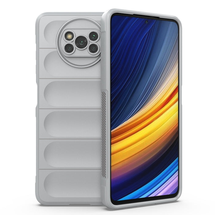 Magic Shield TPU + Estuche para teléfono de franela, For Xiaomi Poco X3 NFC