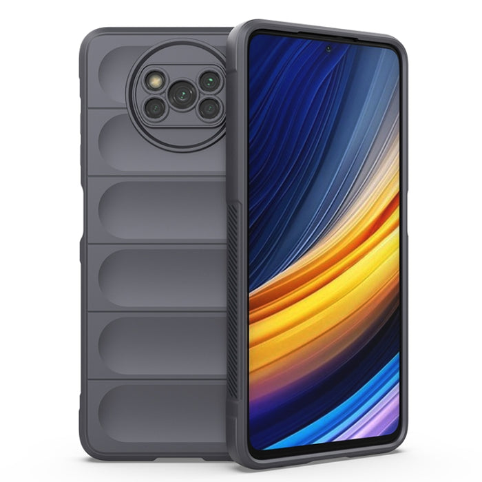 Magic Shield TPU + Estuche para teléfono de franela, For Xiaomi Poco X3 NFC