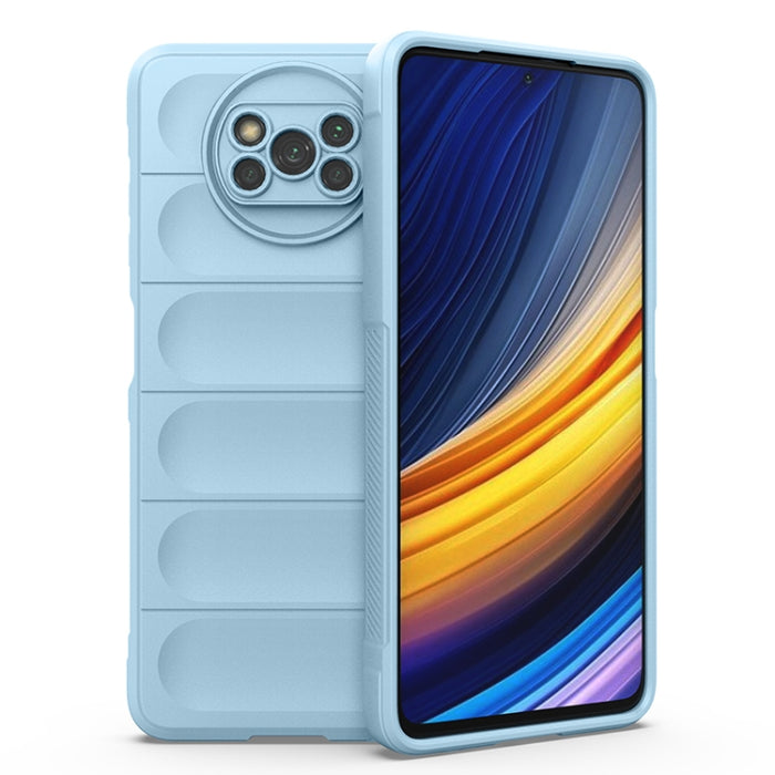 Magic Shield TPU + Estuche para teléfono de franela, For Xiaomi Poco X3 NFC