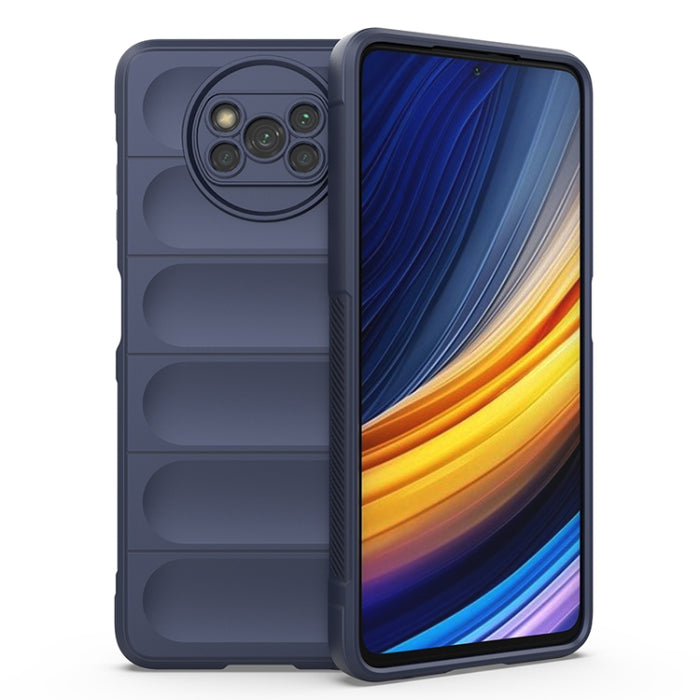 Magic Shield TPU + Estuche para teléfono de franela, For Xiaomi Poco X3 NFC