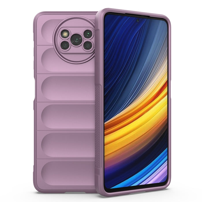 Magic Shield TPU + Estuche para teléfono de franela, For Xiaomi Poco X3 NFC