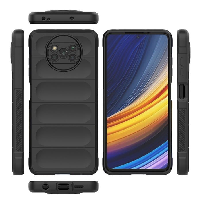 Magic Shield TPU + Estuche para teléfono de franela, For Xiaomi Poco X3 NFC