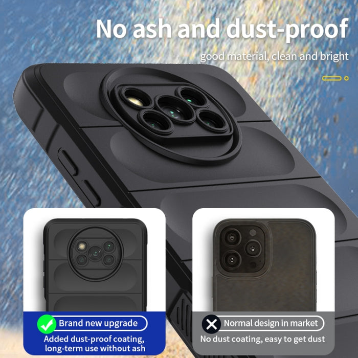 Magic Shield TPU + Estuche para teléfono de franela, For Xiaomi Poco X3 NFC