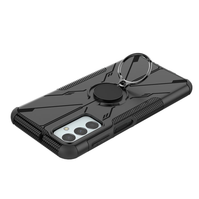 Armor Bear Funda para teléfono PC + TPU a prueba de golpes con anillo, For Motorola Moto G22, For Samsung Galaxy F23 / M23 5G, For Xiaomi Redmi 10C 4G, For Xiaomi Redmi Note 11E 5G