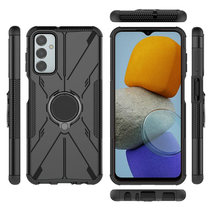 Armor Bear Funda para teléfono PC + TPU a prueba de golpes con anillo, For Motorola Moto G22, For Samsung Galaxy F23 / M23 5G, For Xiaomi Redmi 10C 4G, For Xiaomi Redmi Note 11E 5G