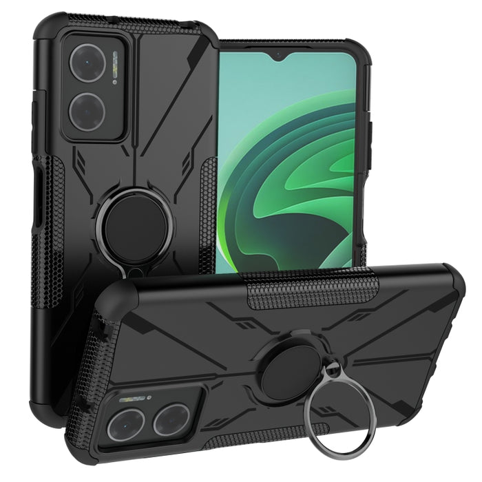 Armor Bear Funda para teléfono PC + TPU a prueba de golpes con anillo, For Motorola Moto G22, For Samsung Galaxy F23 / M23 5G, For Xiaomi Redmi 10C 4G, For Xiaomi Redmi Note 11E 5G