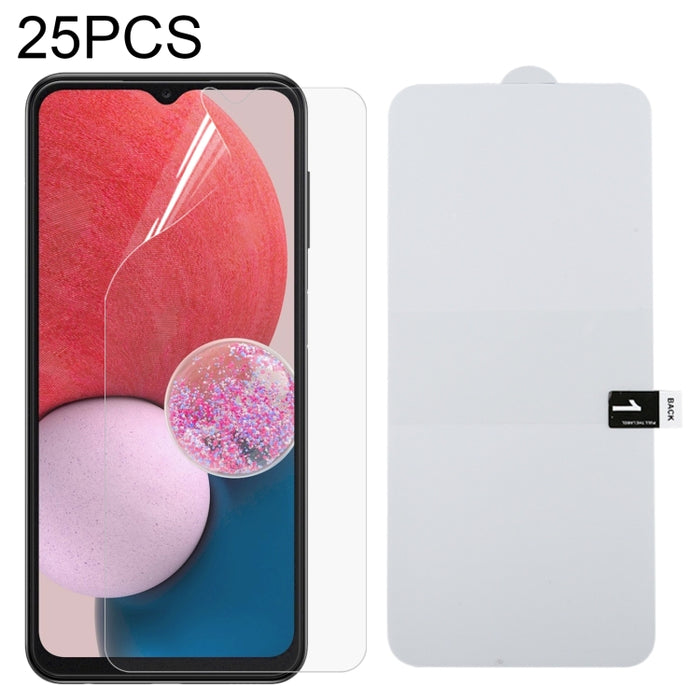 25 PCS Protector de pantalla completa Película de hidrogel a prueba de explosiones, For Samsung Galaxy A13 / A23 5G (25 PCS), For Samsung Galaxy A23 (25 PCS), For Samsung Galaxy A73 (25 PCS), For Xiaomi Redmi Note 11T Pro/11T Pro+ (25 PCS)