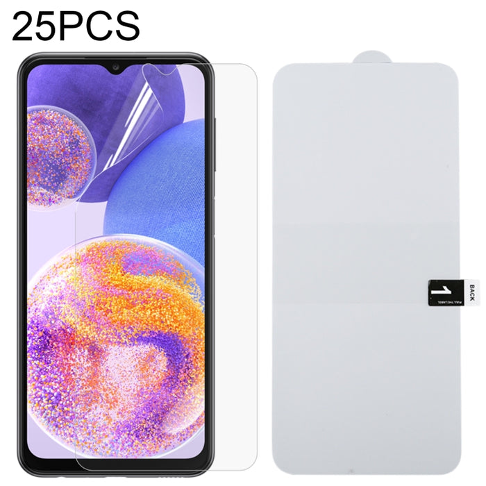 25 PCS Protector de pantalla completa Película de hidrogel a prueba de explosiones, For Samsung Galaxy A13 / A23 5G (25 PCS), For Samsung Galaxy A23 (25 PCS), For Samsung Galaxy A73 (25 PCS), For Xiaomi Redmi Note 11T Pro/11T Pro+ (25 PCS)