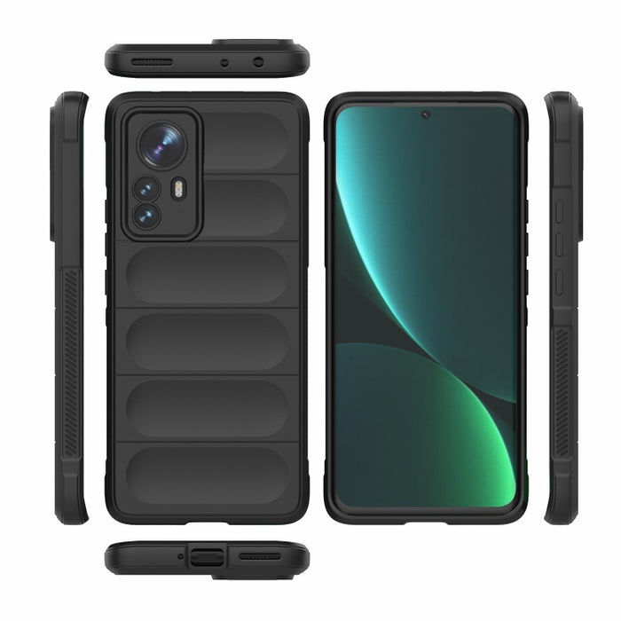 Magic Shield TPU + Estuche para teléfono de franela, For Xiaomi 12 Pro, For Xiaomi 12/12 Pro
