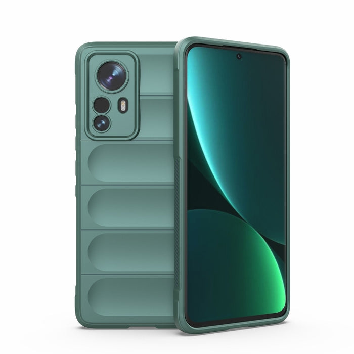 Magic Shield TPU + Estuche para teléfono de franela, For Xiaomi 12 Pro, For Xiaomi 12/12 Pro