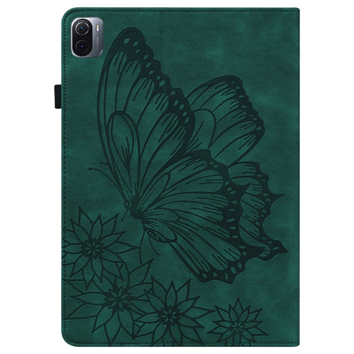 Funda para tableta de cuero con relieve de mariposa grande, For Xiaomi Pad 5, For Xiaomi Pad 5 Pro