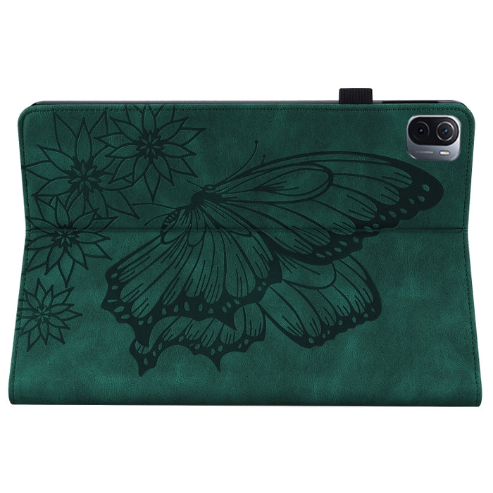 Funda para tableta de cuero con relieve de mariposa grande, For Xiaomi Pad 5, For Xiaomi Pad 5 Pro
