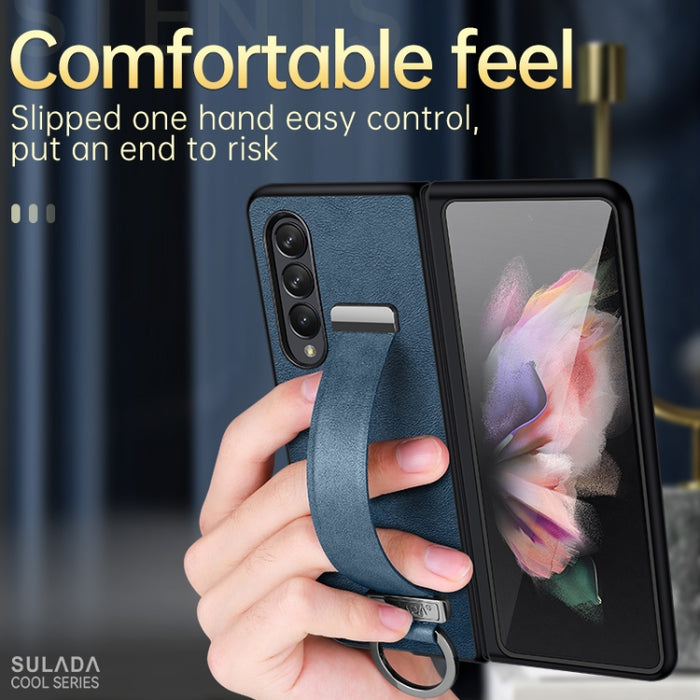 SULADA Cool Series PC + Funda para teléfono a prueba de golpes con textura de cuero, For Samsung Galaxy Z Fold3 5G, For iPhone 12, For iPhone 13, For Samsung Galaxy S22 5G, For Samsung Galaxy Z Fold2, For Samsung Galaxy Z Flip3, For iPhone 12 Pro      ...