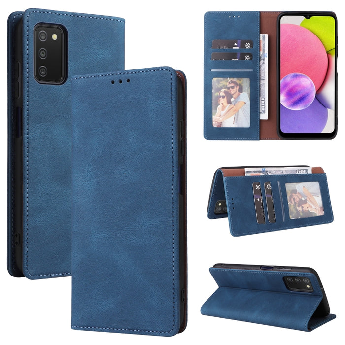 Estuche de cuero para teléfono con cierre de succión simple, For Samsung Galaxy A03s, For Samsung Galaxy A13 4G, For Xiaomi Redmi Note 11 4G International, For Xiaomi Redmi Note 11 Pro, For Samsung Galaxy A23, For Samsung Galaxy A73 5G                 ...
