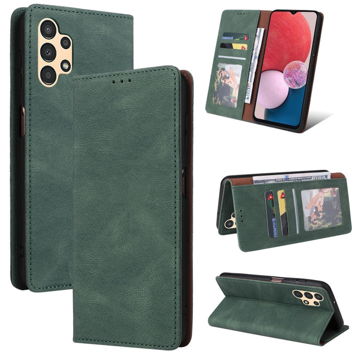 Estuche de cuero para teléfono con cierre de succión simple, For Samsung Galaxy A03s, For Samsung Galaxy A13 4G, For Xiaomi Redmi Note 11 4G International, For Xiaomi Redmi Note 11 Pro, For Samsung Galaxy A23, For Samsung Galaxy A73 5G                 ...
