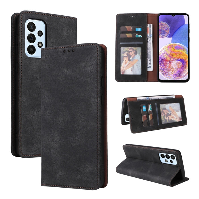 Estuche de cuero para teléfono con cierre de succión simple, For Samsung Galaxy A03s, For Samsung Galaxy A13 4G, For Xiaomi Redmi Note 11 4G International, For Xiaomi Redmi Note 11 Pro, For Samsung Galaxy A23, For Samsung Galaxy A73 5G                 ...