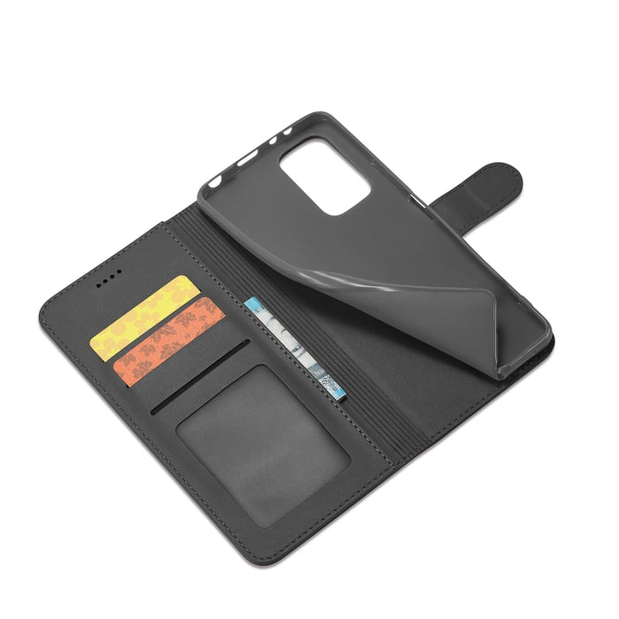LC.IMEEKE Estuche para teléfono de cuero con textura de becerro, For Xiaomi 12 Lite