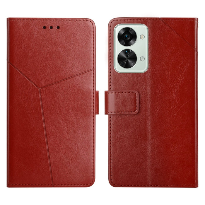 Estuche para teléfono de cuero con tapa horizontal y costuras en Y, For OnePlus Nord 2T 5G, For Xiaomi 12 Lite