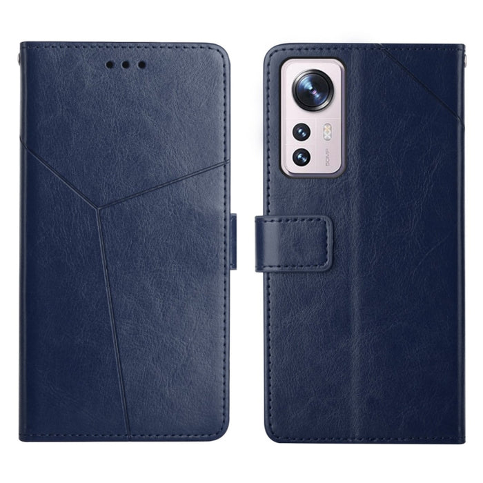 Estuche para teléfono de cuero con tapa horizontal y costuras en Y, For OnePlus Nord 2T 5G, For Xiaomi 12 Lite