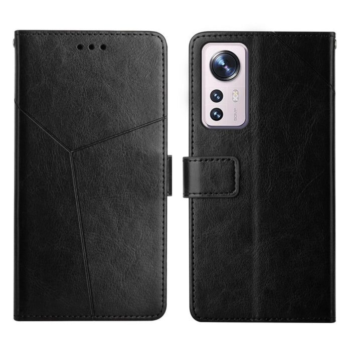 Estuche para teléfono de cuero con tapa horizontal y costuras en Y, For OnePlus Nord 2T 5G, For Xiaomi 12 Lite